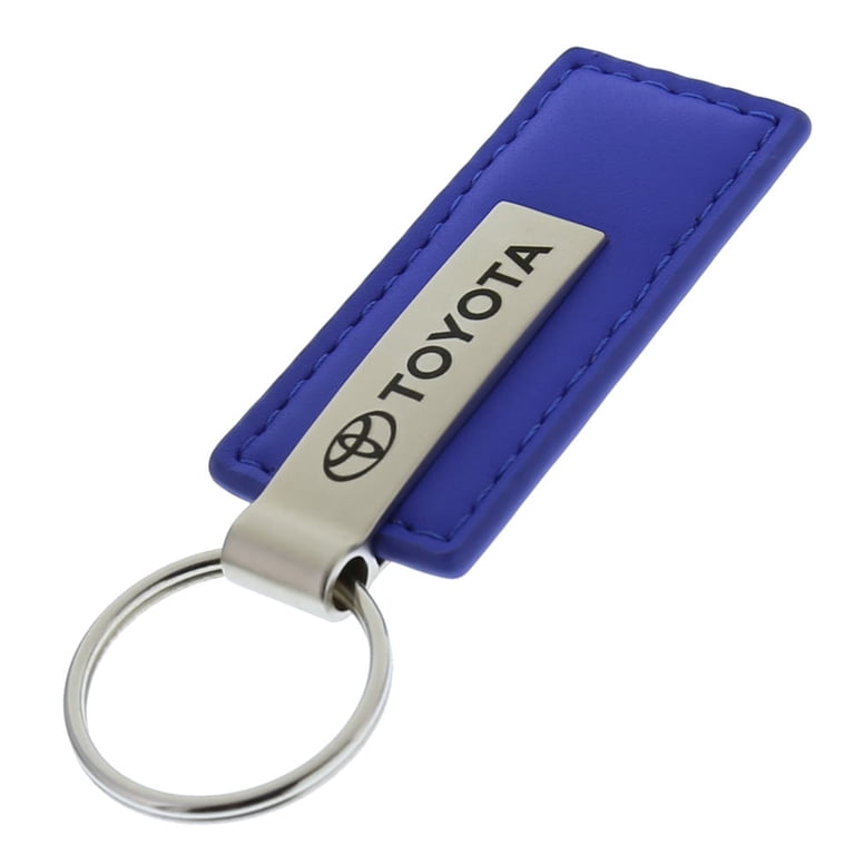2-Pack Toyota Wrist Lanyard Key Fob Rings - Blue Color, Polyester Material