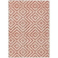 thumbnail image 2 of Addison Rugs Chantille Indoor/Outdoor Transitional Geometric Salmon Washable Rectangle Rug, 8' x 10', 2 of 6