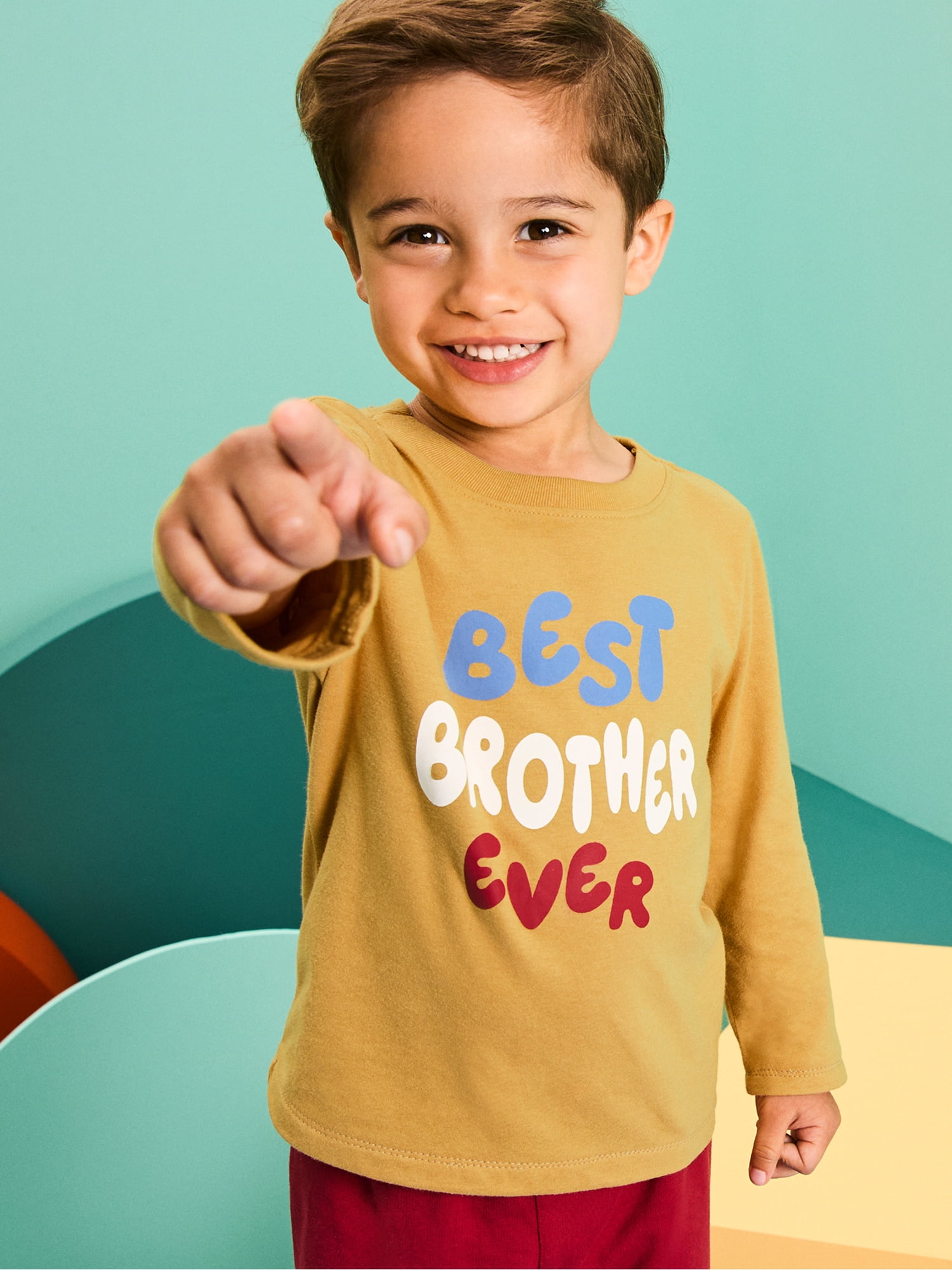 Garanimals Baby & Toddler Boys Long Sleeve Shirts, Single & 3-Pack, Sizes 0-6T