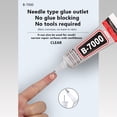 thumbnail image 4 of 110ml B7000 Rhinestones Glue for Crafts, Clear B-7000 Super Jewelry Glue Transparent Industrial Adhesive for Fabric Phone Repair Jewelery Making Crystal Gem Tac Art Stone Wood Glass, 4 of 8