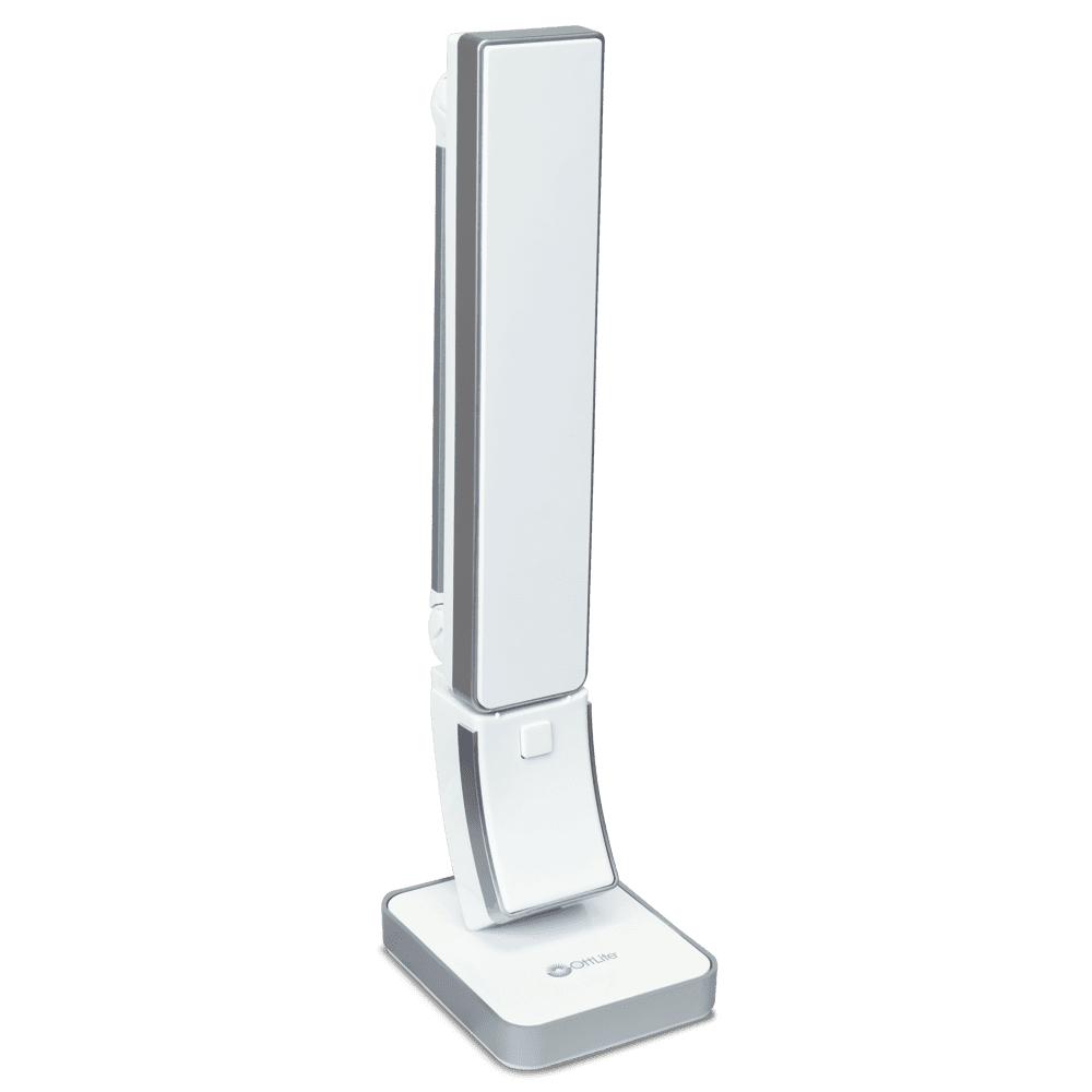 OttLite 13 Watt Slimline Desk Lamp - Home, Office, Bedroom, or Reading (White)