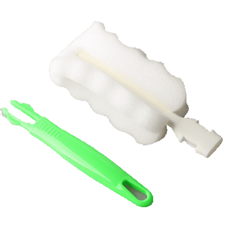 

Spring hue Kitchen Handle Sponge Brush Bottle Cup Glass Washing Cleaner Kitchen Cleaning Tool
