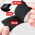thumbnail image 2 of 25Meter Strong Double Sided Self Adhesive Hook and Loop Fastener Tape Nylon Sticker Adhesive velcros Strap DIY Craft Accessories black 1Meter 25mm Wide, 2 of 6