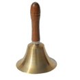 thumbnail image 1 of School Hand Bell Wooden Handled Last Order Bells For Adults, 1 of 5