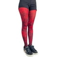 thumbnail image 2 of Red Floral tights for Women, 2 of 3
