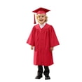 thumbnail image 2 of Graduation Gown and Hat Set for Kindergarten Children Stage Performance Formal Wear, 2 of 9