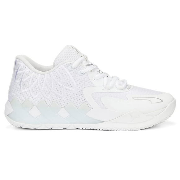 PUMA Womens Mb.01 Lo Basketball Sneakers Athletic Shoes - White - Size 11 M