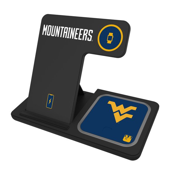 Keyscaper West Virginia Mountaineers 3-In-1 Wireless Charger