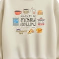thumbnail image 2 of Gilmore Girls - Stars Hollow Grid Oversized Fleece Crew Sweatshirt, 2 of 4