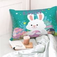 thumbnail image 4 of Balery Happy easter Funda de Cojín Estampada, Regalos para Mujeres, Regalos de Amor para Ella, Regalos para Novia o Esposa, Funda de Almohada-16"x24", 4 of 6