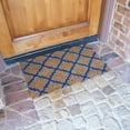 thumbnail image 2 of Rubber-Cal "Casablanca" Blue - Outdoor Coco Mats - 18" x 30", 2 of 3