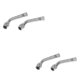 thumbnail image 1 of 2x 2 Piezas de La Extensión de La Válvula Del Neumático Del Neumático Plateado Cromo 45/90/135 Grado para los autos Camiones Ligeros Piezas de DYNWAVEMX  Extensión de vástago de válvula, 1 of 6