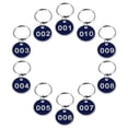 thumbnail image 1 of 1 Pack/10pcs Key Tags with Ring Numbered ID Tags Keychain Number from 1 to 10, 1 of 5