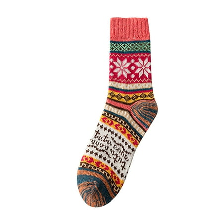 

Women FashionPrintLooseChristmas Socks Thick Warm Stocking Comfortable women fuzzy socks womens socks fuzzy fuzzy soxks