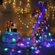 thumbnail image 2 of Guirnalda de luces de estrellas a pilas, 7,5 m, 50 LED, 8 modos de luz LED que cambian de color blanco cálido para bodas, Navidad, cumpleaños, Halloween, Día de la Madre, 2 of 5
