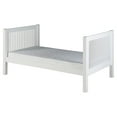 thumbnail image 6 of Camaflexi Twin Size Tall Platform Bed - Mission Headboard - White Finish, 6 of 10