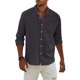 thumbnail image 2 of Men's Fashion Long Sleeve Solid Colour Casual T Shirt Button Regular Fit Shirt Top3XL, 2 of 5