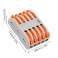 thumbnail image 2 of Boreal Craft Wire Connector Hard And Soft Wire Universal Quick Connector Air Compressor 3 Gallon Air Compressor Kit Air Tool Kit Air Compressor Tools Air Gauge Tire Pressure Inflator Tire Inflator, 2 of 6