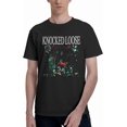 thumbnail image 2 of Knocked Music Loose Mens Cotton Short Sleeve Crewneck T Shirts Regular-Fit Graphic Tee Shirts Top, 2 of 6