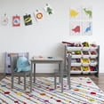 thumbnail image 4 of Humble Crew - Organizador de almacenamiento de juguetes de madera, 12 contenedores, gris y blanco, 4 of 8