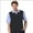 Black, variant on Men's Classic French Rib Knit fabric V-Neck Vest #3925