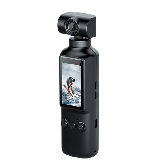 Cámara de Bolsillo 4K HD Giratoria de 270°, Antivibración, con Wifi, Ideal para Deportes Al Aire Libre, Ciclismo, Buceo y Acción.