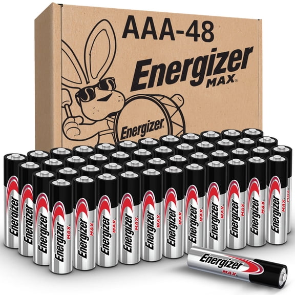 Energizer MAX AAA Batteries (48 Pack), Triple A Alkaline Batteries