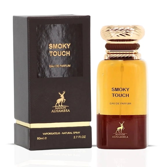 Maison Alhambra Smoky Touch – Smoky, Leathery, Amber, Spicy – Eau de Parfum Spray Long-Lasting Fragrance for Unisex, 2.7 Ounce / 80 ml
