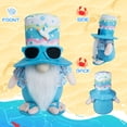 thumbnail image 6 of golytefs 2Pcs Beach Gnomes Plush Cute Shelf Sitters with Weighted Base for Birthday Gifts, 6 of 9