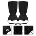 thumbnail image 4 of Raindrops 1 Pair Black Leg Gaiters for Hiking and Snow Activities Waterproof, 4 of 8