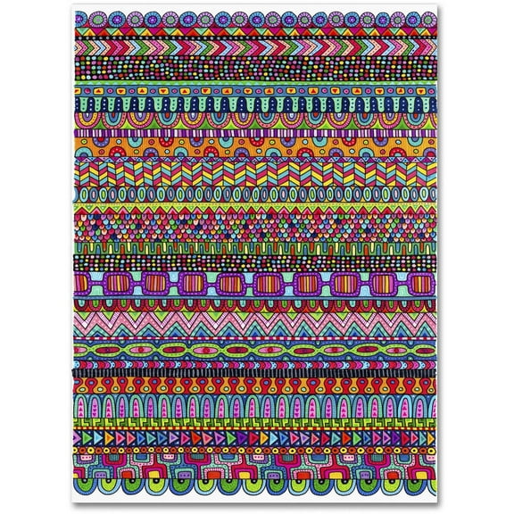 Trademark Fine Art "Oaxaca Mat" Canvas Art by Hello Angel