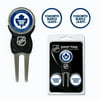 Team Golf NHL Toronto Maple Leafs Divot Tool Pack With 3 Golf Ball Markers