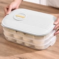 thumbnail image 3 of Caja De Almacenamiento De Bola De Masa Congelada, Caja De Almacenamiento De Bola De Masa Blanca Apilable De 3 Capas Para Wonton, 3 of 7