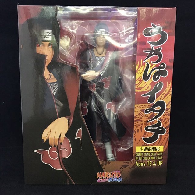 Naruto SHF colección figura modelo Uchiha Itachi Anime muñeca juguetes móviles zhangmengya LED