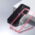 thumbnail image 3 of Clear Case for Apple iPhone 12/ 12 Pro, Crystal Clear Transparent TPU Back Cover Anti-Yellow Shockproof Anti-Scratch Slim Fit Shell Phone Case for Apple iPhone 12/ 12 Pro, Pink, 3 of 6