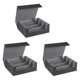 thumbnail image 1 of 3X 1800+ Card Deck Case para Trading Cards, Magnetic Card Storage Box Top Side-Loading Deck Case Game Cards Box Negro+Gris, 1 of 6