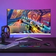 thumbnail image 6 of ZZA White 27 Inch Curved Gaming Monitor, 300Hz 1ms Full HD 1080P, AMD FreeSync Premium, Eye Care with Flicker-Free, HDMI DisplayPort, VESA Mount, for Home Office Gaming PC Computer, 6 of 9