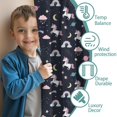 thumbnail image 3 of Blackout Kids Curtains,Blue Cartoon Unicorn Moon Cloud Rainbow Planet Pattern Childrens Insulated Curtains Set Of 2,Bedroom Essentials,Toddler Room Decor 52"x84", 3 of 5
