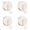 White*4, variant on CMYYNNA Suction Cup Wreath Hanger,Upgraded Reef Hook for Front Door/Glass Window/Over Door,Christmas/Thanksgiving/Halloween/July 4th/Easter/Valentine/Spring/Summer/Fall (White,2-Pack)