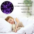 thumbnail image 3 of ZXCXRQFa Flying Butterfly Glowing Kitchen Home 10 Inch Silent Vintage Design Round Wall Clock Numerals Design Non Ticking Retro Clocks Home Decor Desk Clock, 3 of 7