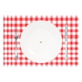 thumbnail image 2 of Ryvnso Placemats Set of 4 Checkered Grid-d3 Dining Mats Heat-Resistant Non-Slip Washable Table Mat, 2 of 8
