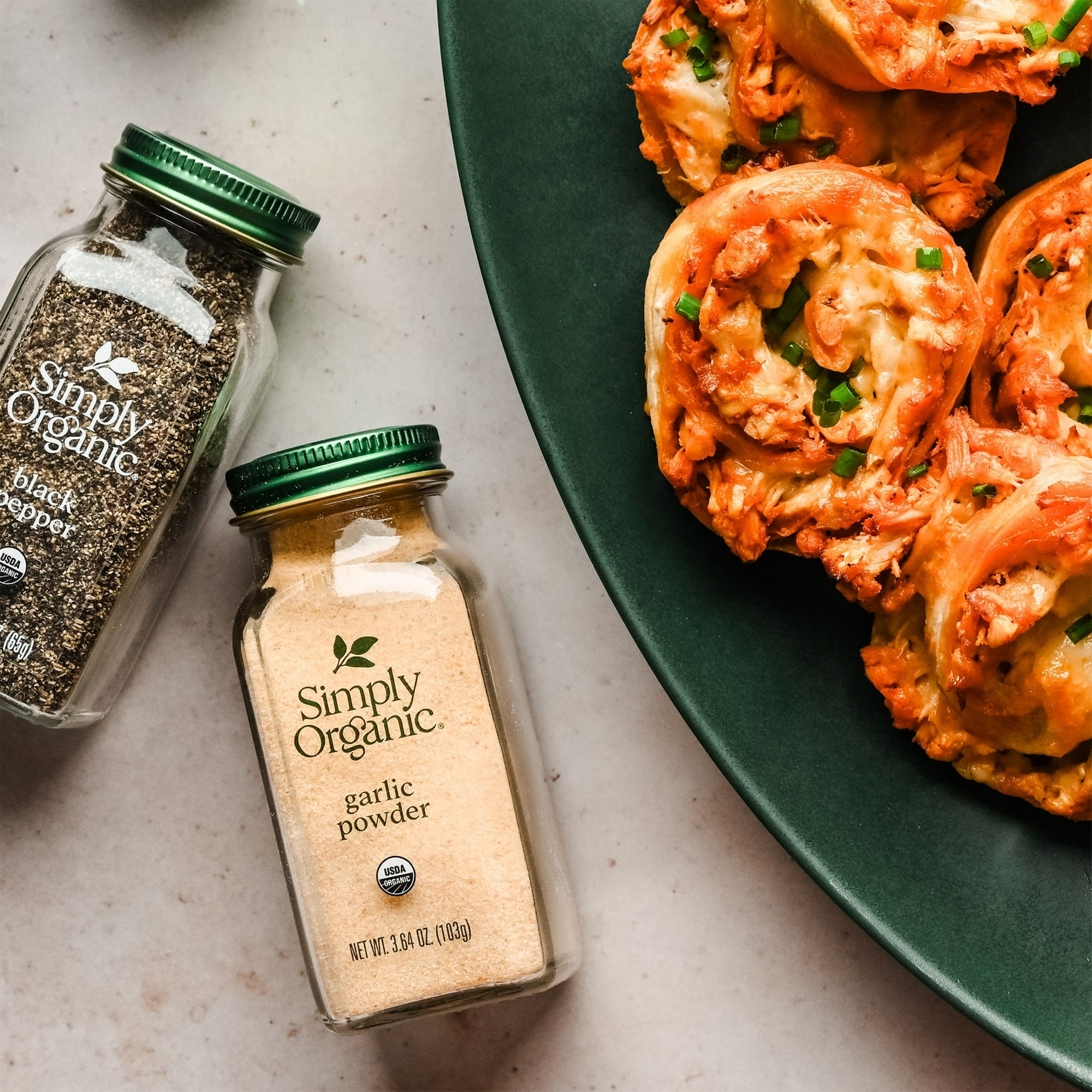Pack of 6, Simply Organic Garlic Powder, 3.64 oz