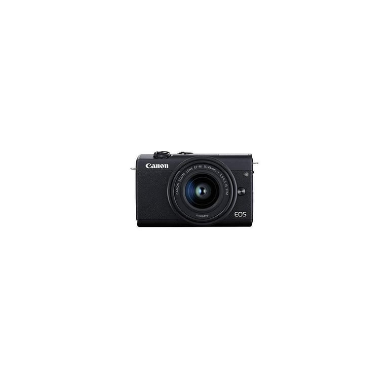 Canon EOS M200 DSLR - 24.1 MP, 4K, 3x zoom, EF-M 15-45mm Lens, Wi