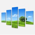 thumbnail image 2 of Meadow Calme avec Arbre Unique - Impression sur Toile Paysage, 2 of 3