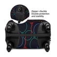 thumbnail image 4 of Kdxio Colorful Balloons Pattern Luggage Cover for Travel,Elastic and Durable,Fits 18-32 Inch,Anti-Scratch Suitcase Protector, 4 of 9