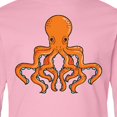 thumbnail image 4 of Inktastic Orange Octopus Long Sleeve Youth T-Shirt, 4 of 5
