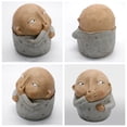 thumbnail image 3 of CIYISON Funny Boy Holding Nose Figurine Bathroom Decoration Desktop Resin Sculpture Tabletop Decorative Statues 6.3” High, 3 of 9