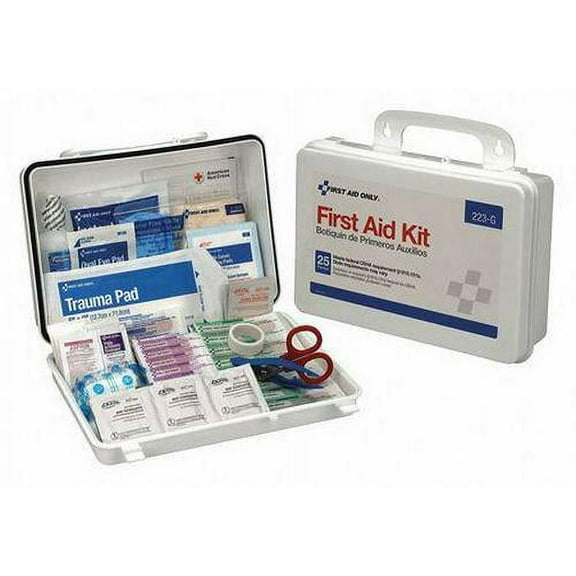 Bulk First Aid kit, Plastic, 25 Person