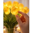 thumbnail image 4 of Radiant Romantic Tulip Light, 15pcs Twinkling Tree Tulips Lamp, 13in LED Lighted Artificial Flowers that Never Fade, Tulip Ambient Night Lamp for Home Kitchen Wedding Dining Table Decor Gift, 4 of 7