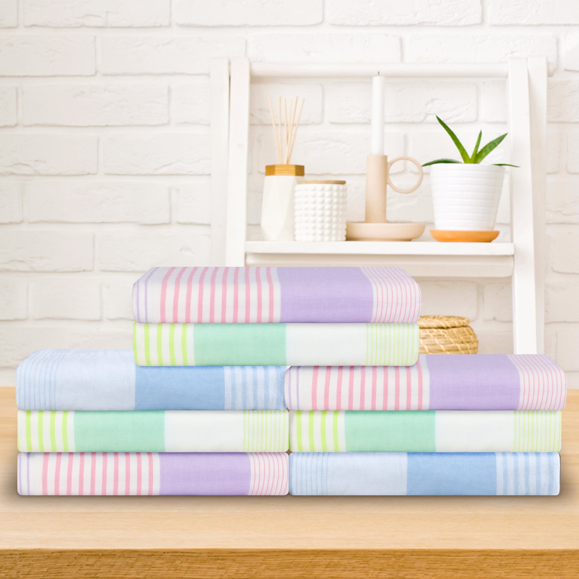 Unique Bargains Absorbent 2 Pack Cotton Bath Towels Set Soft and Quick Dry for Daily Use Blue 28" x 56"